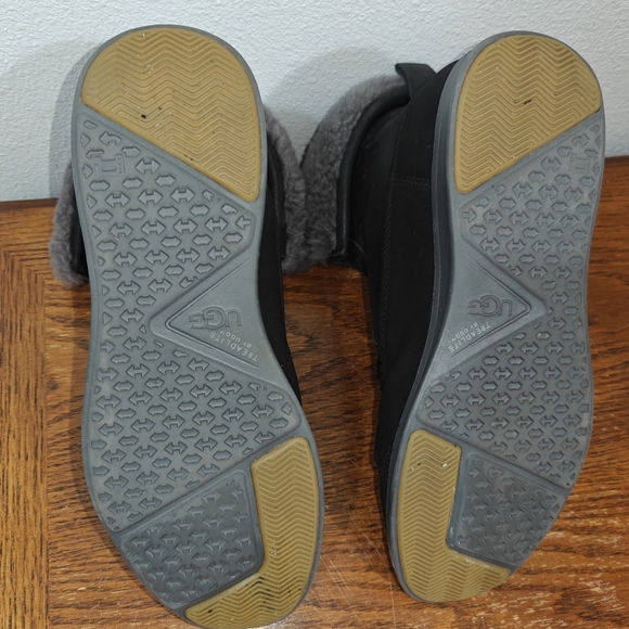 Ugg Roskoe Black Boots Mens 9.5 Snow Boots - Picture 8 of 12